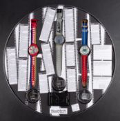 Swatch 100 years of Cinema special edition boxed set of three watches,