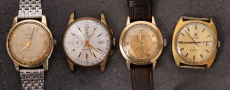 Movado Automatic a 9ct gold gentleman's wristwatch the dial signed Movado Automatic and having