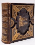 Of Boer War interest: a late Victorian leather bound Holy Bible,