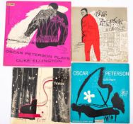 4 Oscar Peterson LPs, including 3 10” LPs (early issues).
