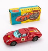 Corgi 314 Ferrari 'Berlinetta' 250 Le Mans: red with silver interior and engine,