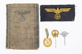 A WWII German Workpass, dated 11th May 1944,