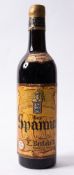 A bottle of Vino Spanna E. Berleletti 1961, in an associated wooden case.