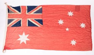 An Australian Red Ensign.