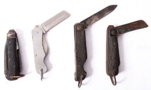 A Royal Navy regulation pattern Jack knife, maker J H Thompson , Sheffield, date stamped 1953,