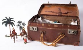 Britains Part Set 2046 Arab Display Set , comprising two riders on camels,