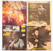 4 Lps: 3 by Django Reinhardt, 1 by Joe Pass (some early issues).