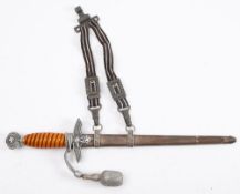 A Third Reich Period First Pattern Luftwaffe Officer's Dress Dagger,
