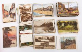 A collection of early 20th century GB topographical postcards.
