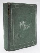 Edwardian Postcards; Green Vintage Album of over 340 Postcards, large percentage of Edwardian,