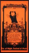 A Fiery Creations concert poster Isle of Wight Festival of Music, 30th-31st August,
