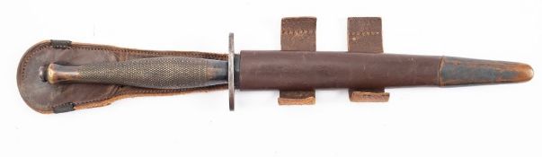 A WWII Second Pattern Fairbairn Sykes fighting knife by Wilkinson Sword,