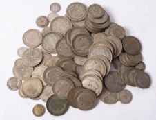 A collection of Pre -1947 silver coinage,