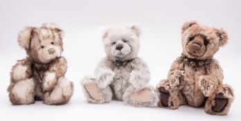 A group of three Charlie Bears after designs by Isabelle Lee, 'Freya',