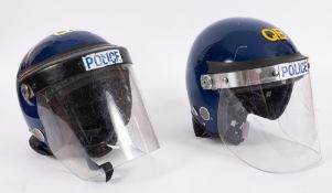 A British Police issue Guardian MKIII Public Order Helmet,