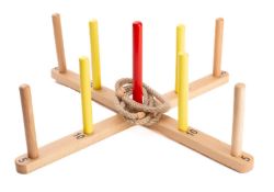 A wooden cased game of Quoits by House of Marbles.