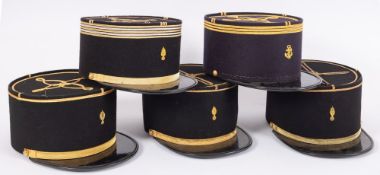 A group of five various French Kepis (5)
