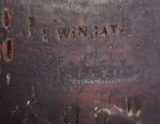 A 21 inch beech jack plane by G Davis, Birmingham: and a 16 inch beech jack plane also by G Davis,