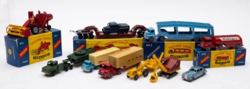 Lesney 'Matchbox' Series; a collection of ten Major Pack Models in original boxes including No.