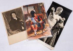 A collection of British and world religious and art related postcards.