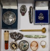 A parcel of various costume jewellery,