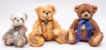A group of three Charlie Bears after designs by Isabelle Lee, 'Pip',