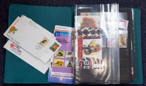 A mint and used collection of Papua New Guinea stamps in an album with issues to 2001.