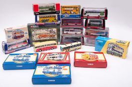 A boxed group of Corgi commercial vehicles,