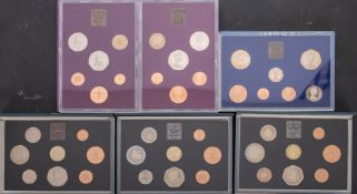 A collection of coins, bank notes and medallions including proof sets dated.