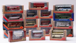 A boxed group of Exclusive First Editions, mainly buses,