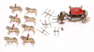 Britains Set 9401 Her Majesty's State Coach, Guild coach with blue panels,