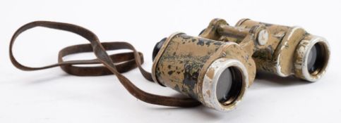 A pair of WWII Afrika Corps binoculars. Ordnance code 'cag' for Swarowski, Austria.