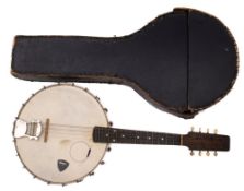 Windsor Banjolin model 5 in vintage case,