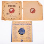 3 Oscar Peterson 78rpm records Oscar Peterson Sweet Georgia Brown/China Boy 78rpm Decca JO
