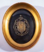 A 19th century gilt metal Arms of Westminster Neck badge, maker James Bentley, Woodgreen Park,