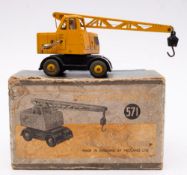 Dinky Supertoy, Model 571, Coles Mobile Crane in original box.
