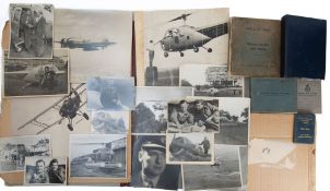 Squadron Leader John Eric Jordan RAF. A collection of WWII pilot's Log books and related ephemera.
