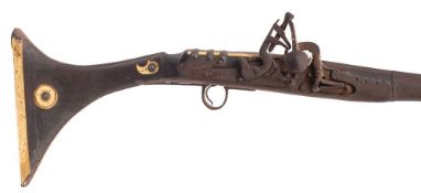 A 19th century flintlock jezail,