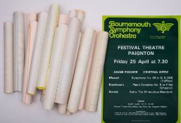 A collection of twenty one various theatre posters for The New Theatre Oxford, Plymouth Hoe,