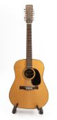 Giannini, (Brazil) A Model AWS 680 Twelve String Acoustic Guitar.