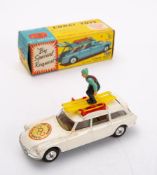 Corgi 475 Citroen Safari '1964 Winter Olympic Sports': white brown and green interior,