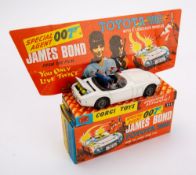 Corgi 336 'James Bond' Toyota 2000GT taken from the film 'You Only Live Twice': white with black