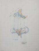 Adrian de Menasce (Egyptian/British, 1925-1995) Figure drawing, 1976.