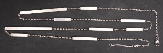 Georg Jensen, a silver 'Aria' sautoir necklace,