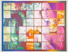 WITHDRAWN LOT A second British School Pop Art colour print,