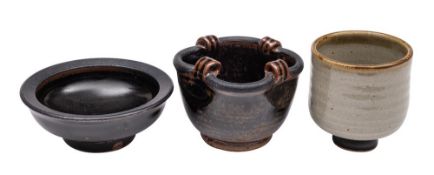 *Nic Harrison [b. 1949] five pieces of stoneware,