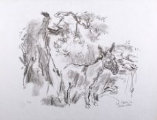 *Oskar Kokoschka (Austrian, 1886-1980) Apulia - Ciccio the Donkey (Der Esel Ciccio),