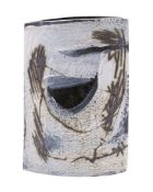 *Laurel Keeley [b. 1952] a stoneware slab built vase