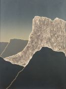 Contemporary School An abstract mountain landscape,