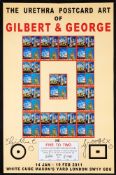 'The urethra of postcard art of Gilbert and George' Two exhibition posters from 2009 Each 90 x 59.